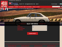 Tablet Screenshot of mgbsource.com